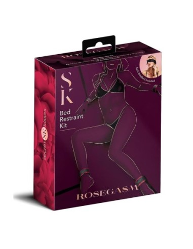 KIT DE SUJECIÓN DE CAMA DE BESOS SECRETOS ROSEGASM