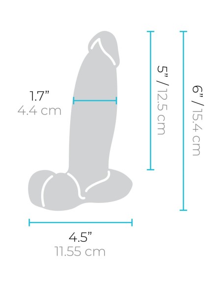 B-VIBE SLIPSKIN 6 INCH GIRTHY