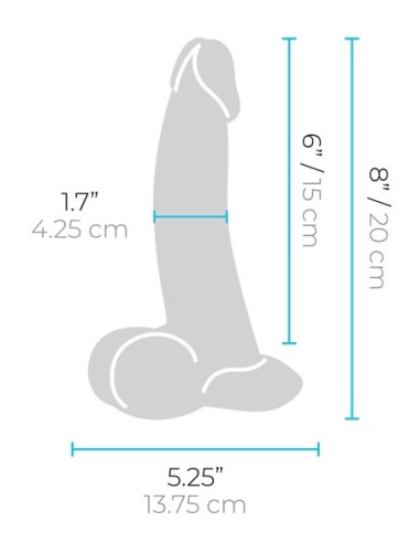 B-VIBE SLIPSKIN DE 8 PULGADAS CURVY