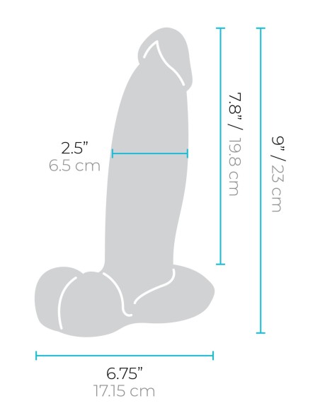 B-VIBE SLIPSKIN DE 9 PULGADAS DE CIRCUNFERENCIA