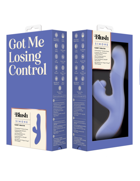 BLUSH COLLECTION SIMONE TAPPING RABBIT BLUE