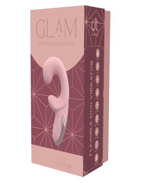 VIBRADOR GLAM FLEXIBLE DUO