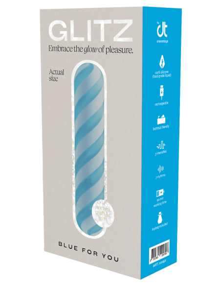 GLITZ BLUE FOR YOU BULLET VIBRATOR