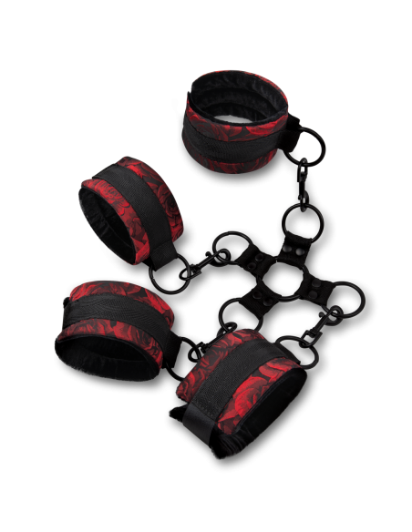 BESOS SECRETOS ROSEGASM JUEGO DE HOGTIE DE 5 PIEZAS