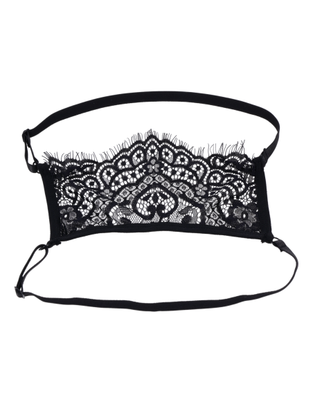 SPORTSHEETS SEX AND MISCHIEF VEILED VISION LACE BLINDFOLD