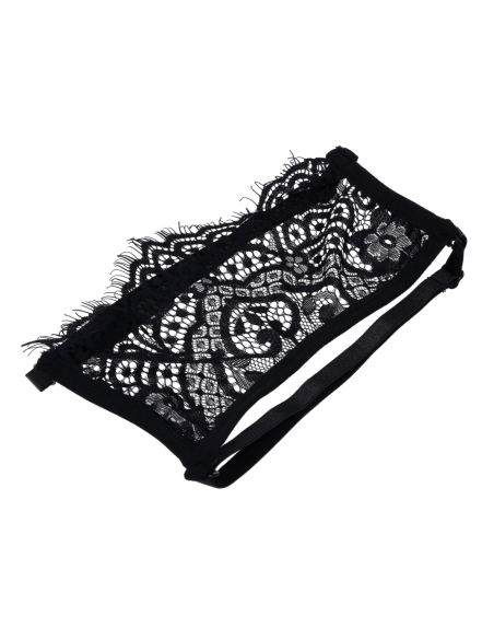 SPORTSHEETS SEX AND MISCHIEF VEILED VISION LACE BLINDFOLD