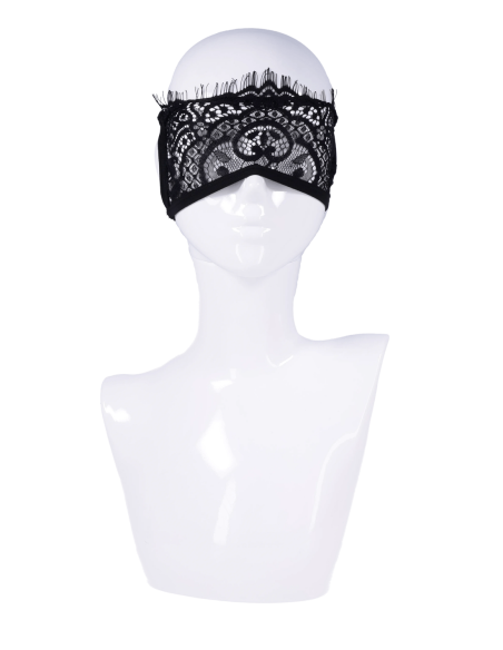 SPORTSHEETS SEX AND MISCHIEF VEILED VISION LACE BLINDFOLD