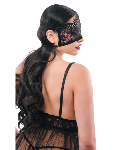 SPORTSHEETS SEX AND MISCHIEF VEILED VISION LACE BLINDFOLD
