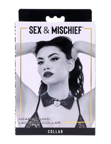 SPORTSHEETS SEX AND MISCHIEF CUELLO DE DÍA DE ENCAJE