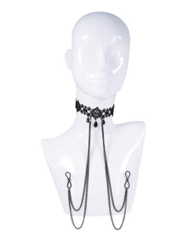 SPORTSHEETS SEX AND MISCHIEF LACE COLLAR WITH...