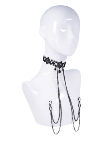 SPORTSHEETS SEX AND MISCHIEF LACE COLLAR WITH...