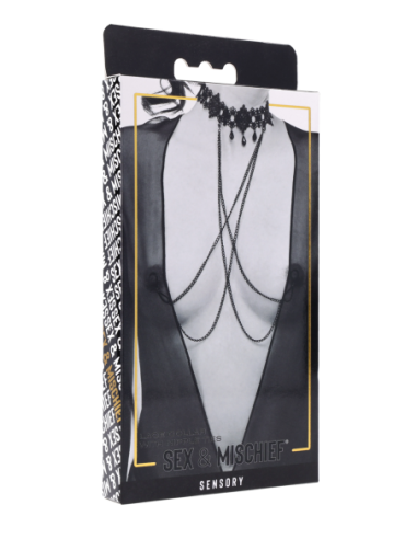 SPORTSHEETS SEX AND MISCHIEF LACE COLLAR WITH...