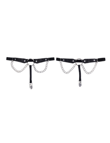 SPORTSHEETS SEX AND MISCHIEF CHAIN LACE GARTERS