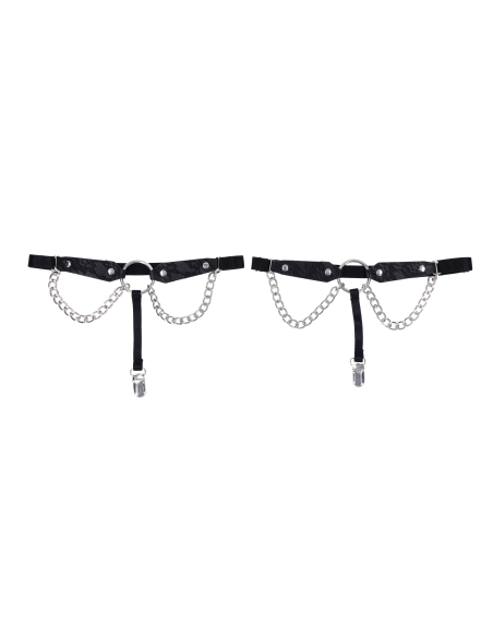 SPORTSHEETS SEX AND MISCHIEF CHAIN LACE GARTERS
