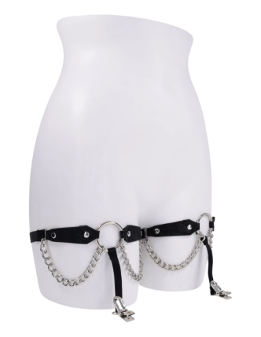 SPORTSHEETS SEX AND MISCHIEF CHAIN LACE GARTERS