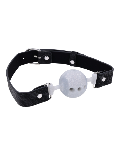 SPORTSHEETS SEX AND MISCHIEF LACE SILICONE BREATHABLE BALL GAG