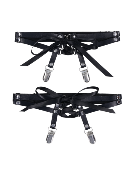 SPORTSHEETS SEX AND MISCHIEF LACED UP GARTERS