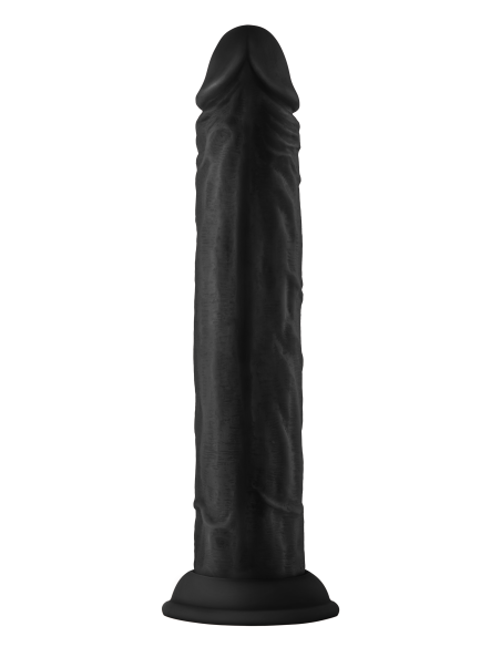 SHAFT MODELO J 9.5 PULGADAS SILICONA LÍQUIDA DONG NEGRO