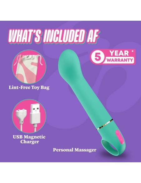 ARIA FLIRTY AF 2.0 RECHARGEABLE VIBE TEAL