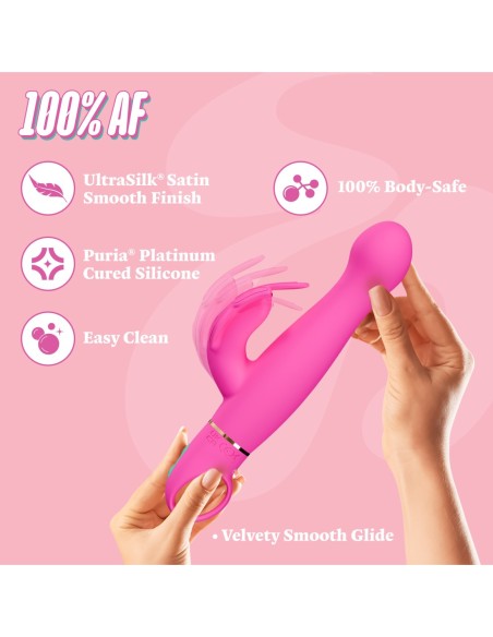 ARIA TRAVIESO AF 2.0 VIBRA RECARGABLE CIRUELA