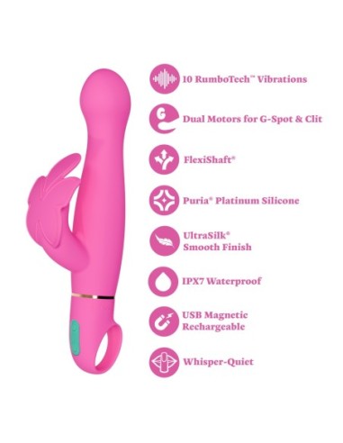 ARIA TRAVIESO AF 2.0 VIBRA RECARGABLE CIRUELA