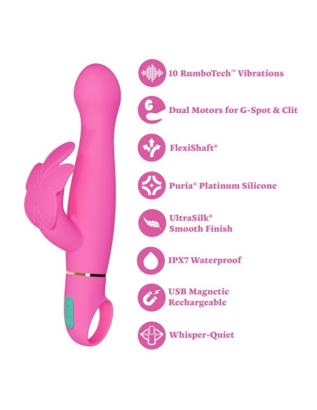 ARIA TRAVIESO AF 2.0 VIBRA RECARGABLE CIRUELA