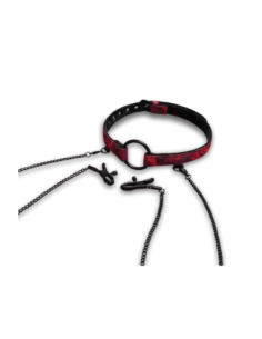 SECRET KISSES ROSEGASM MORDAZA DE BOCA ABIERTA CON PINZAS... 2