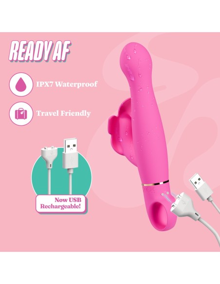 ARIA NAUGHTY AF 2.0 RECHARGEABLE VIBE PLUM