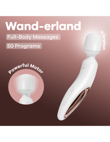 SATISFYER WAND-ERLAND ORO ROSA BLANCO