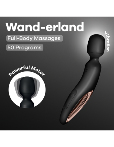 SATISFYER VARITA MÁGICA ORO ROSA NEGRO