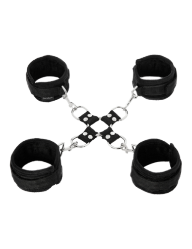 SPORTSHEETS 5 PIECE HOG TIE & CUFF SETT