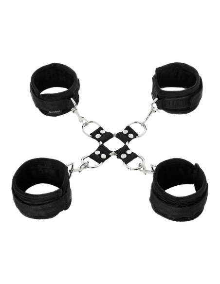 SPORTSHEETS 5 PIECE HOG TIE & CUFF SETT