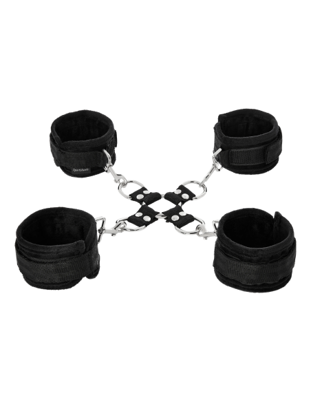 SPORTSHEETS 5 PIECE HOG TIE & CUFF SETT