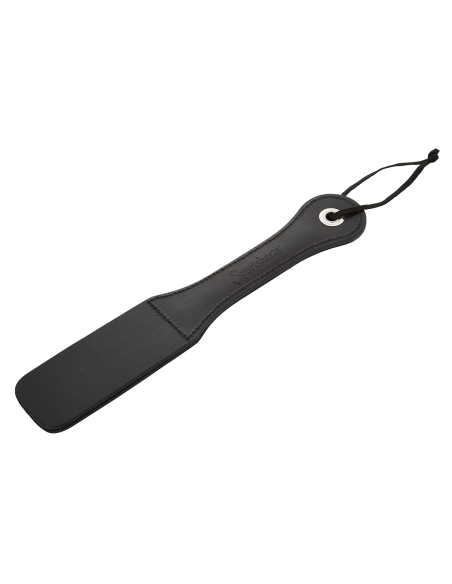 SPORTSHEETS 12 INCH LEATHER SLUT IMPRESSION PADDLE
