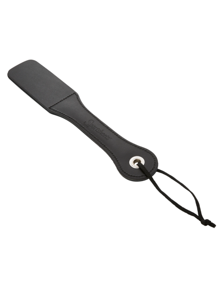 SPORTSHEETS 12 INCH LEATHER SLUT IMPRESSION PADDLE