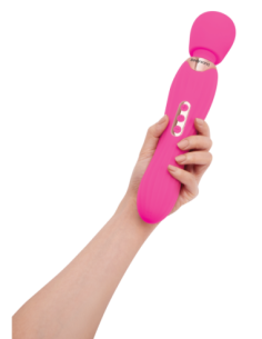 BODYWAND RUMBLE WAND 12 INCH HOT PINK 2