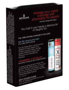 SENSUVA LIPS AND NIPS PLEASURE KIT CHOCOLATE NIP ZIP AND... 2