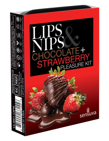 SENSUVA LIPS AND NIPS PLEASURE KIT CHOCOLATE...