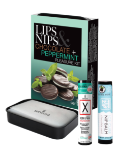 SENSUVA LIPS AND NIPS PLEASURE KIT CHOCOLATE NIP ZIP AND...