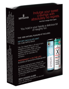 SENSUVA LIPS AND NIPS PLEASURE KIT CHOCOLATE NIP ZIP AND... 2