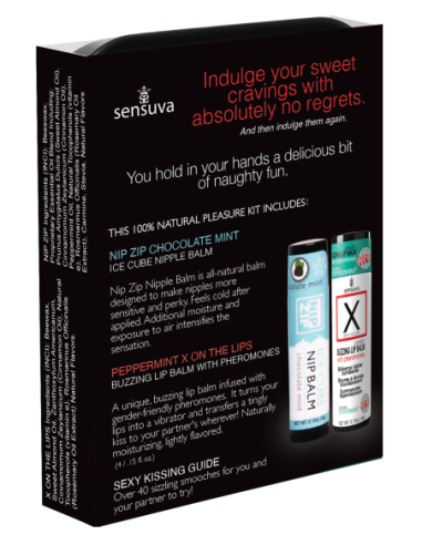 SENSUVA LIPS AND NIPS PLEASURE KIT CHOCOLATE...