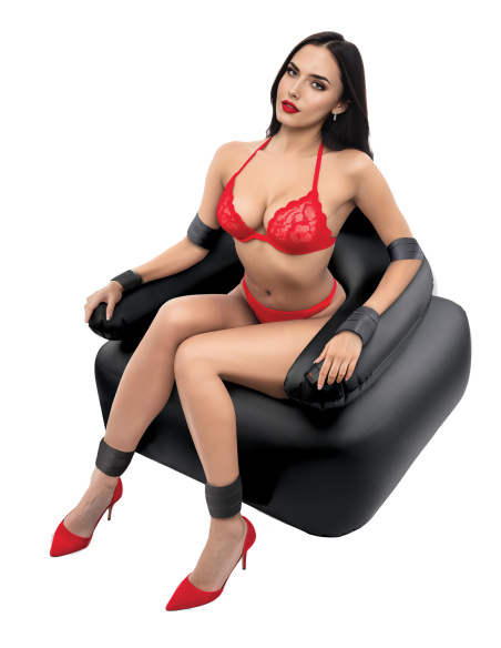 WHIPSMART SILLA INFLABLE DE BONDAGE CON CONSOLADOR VIBRADOR