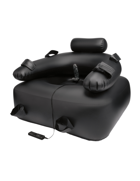 WHIPSMART INFLATABLE BONDAGE CHAIR WITH VIBRATING DILDO