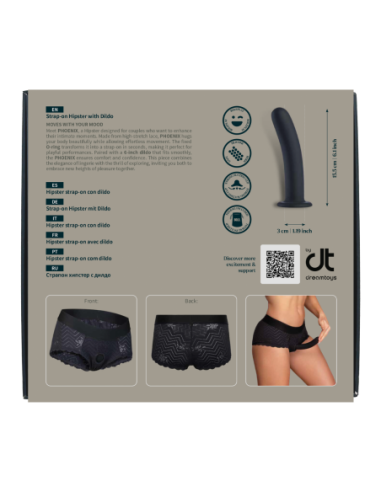 BOLD. PHOENIX STRAP-ON HIPSTER WITH DILDO