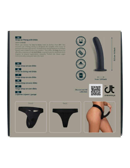 BOLD. IVY STRAP-ON THONG WITH DILDO