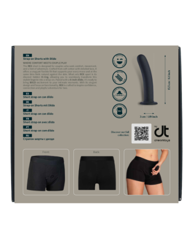 BOLD. REX STRAP-ON SHORT WITH DILDO