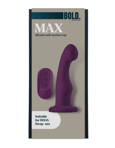 AUDAZ. VIBRADOR MAX CONTROLADO A DISTANCIA CON...