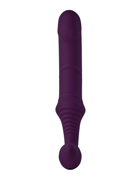 BOLD. STORM REMOTE CONTROLLED STRAPLESS VIBRATOR STORM WITH 6 INCH DILDO