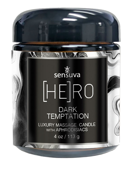 SENSUVA HERO DARK TEMPTATION LUXURY MASSAGE CANDLE OCEAN AND FOREST