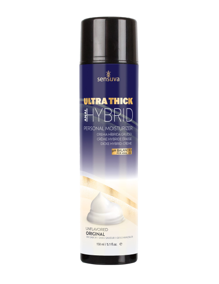SENSUVA ULTRA THICK HYBRID PERSONAL MOISTURIZER ANAL HIGH PH FORMULA ORIGINAL UNFLAVORED 150ML